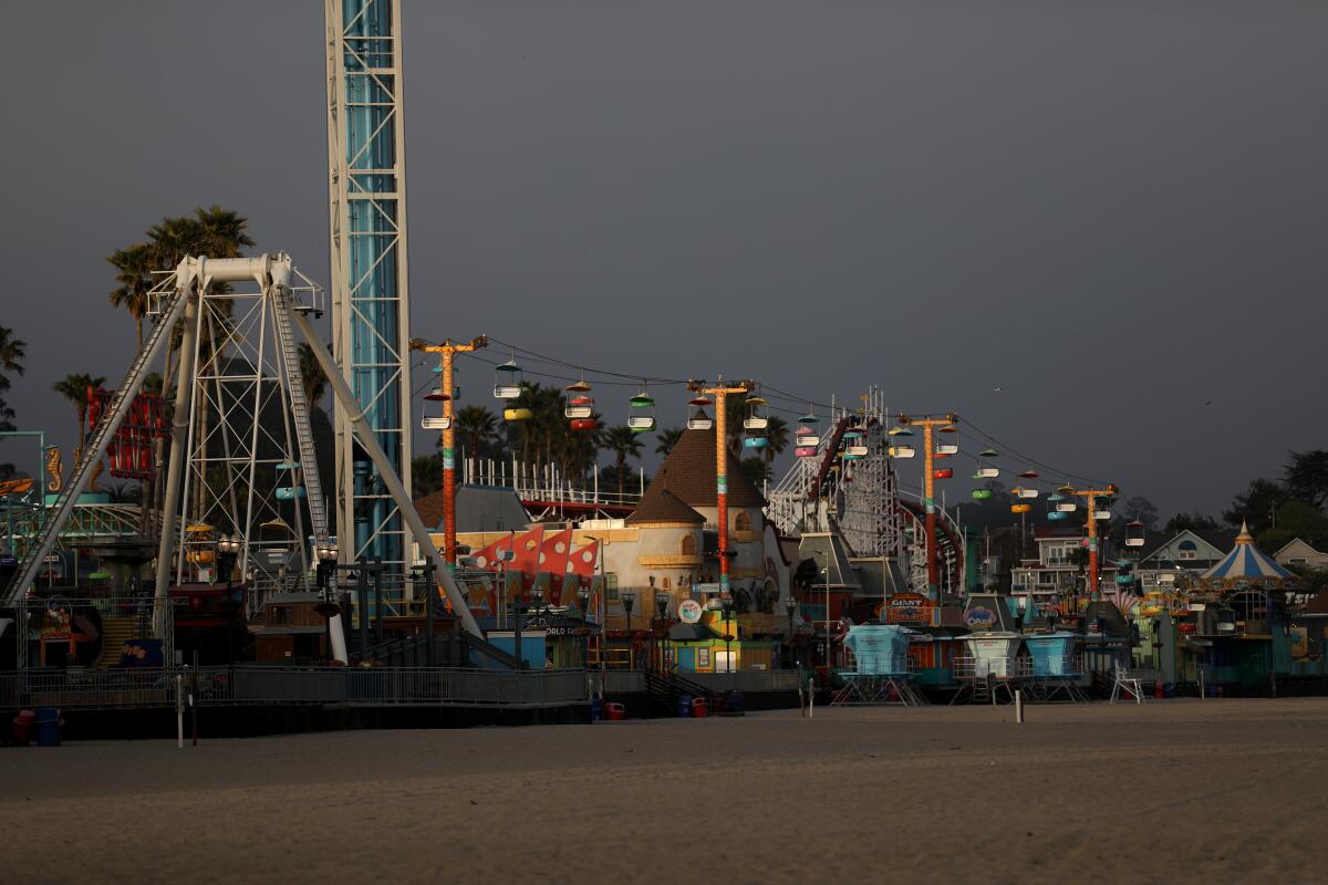 After 1 weekend COVID 19 closes Santa Cruz boardwalk again Los